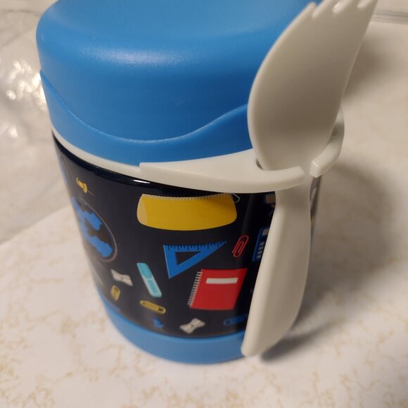 Quaker New in Box School Themed Thermos with Spork - Picture 7 of 14